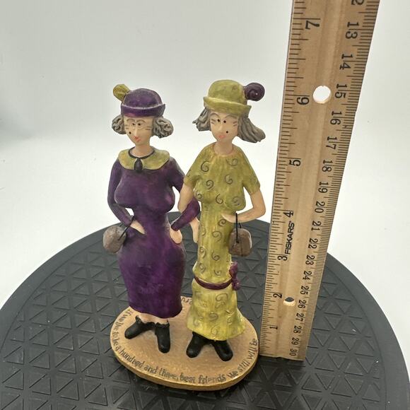 Sandy Gervais Statue If We Live to Be a Hundred & 3 Best Friends We Will Be - Picture 6 of 8